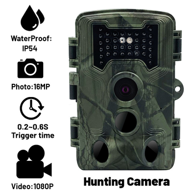 Kamera im Freien PR1000 36MP 1080p IP54 HD Hinterüberwachung der Kamera-wild lebenden Tiere jagend