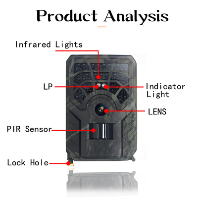 PR300 WiFi, welches die Kamera IP56 überwacht 24MP 1296P jagt