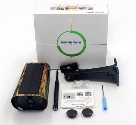 PR500W Wifi, welches die Kamera IP65 drahtloses 850nm LED 1080P Solar jagt