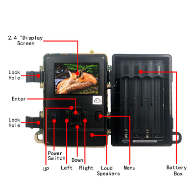 Bewegliche Kamera-Solarenergie 4G CMOS LTE des Hinter4.8cs