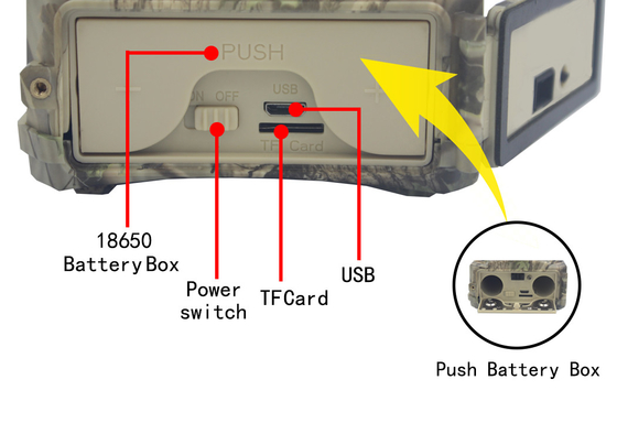 Jagd-Kamera 24MP 1296P PR300A WIFI