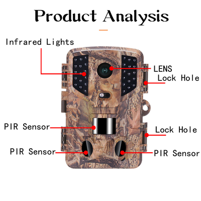 wasserdichte Jagdkamera PIR Night Vision High Difinition 1080P IP66