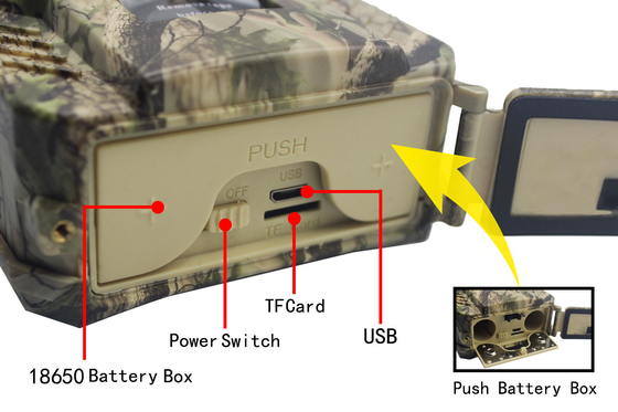 Wasserdichte 46pcs IR Lichter 720P PR300A Hunter Trail Camera IP54