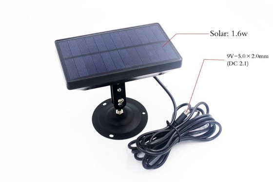 IP54 Jagd-Kamera-Sonnenkollektor des Kompass-1.6W 9v mit Batterie
